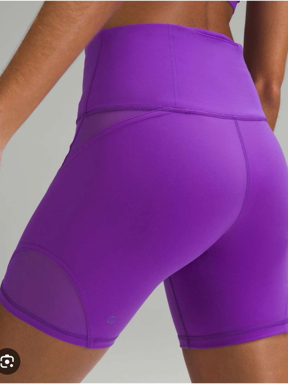 Lululemon Wunder Train Mesh Panel High-Rise Short 6" 4